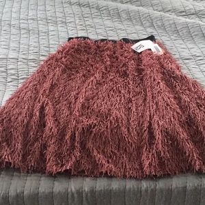 New Lularoe Elegant Jill skirt XS mauve feather
